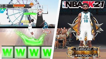 i Used The WORST Build In Nba2k21! Extremely Hard!