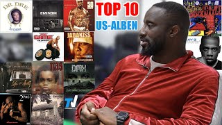 TOP 10 US - ALBUM 💿 All Time | MANUELLSEN | 2Pac, DMX, BIG, Game, Dr.Dre, Snoop, Dre, Eminem 📺 TVS