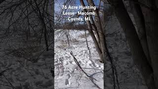 76 Acre hunting lease in Macomb county Michigan. Join our leasing agent as they walk the property!