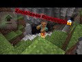 Minecraft Mobile: My First Hardcore Mode I See a Zombie and Run😂