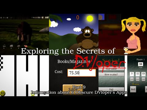 Information about 6 Obscure DVloper's Apps | Exploring the Secrets of DVloper #9