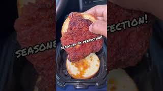 Trying the “Louisiana Rub” Chicken Sandwich from WingStop!  (Episode 8) #fyp #shorts #foodreview