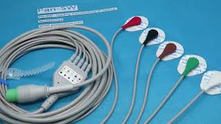 ECG 10072E+XDX 10050 Compatible Fukuda Dynascope ECG Cable