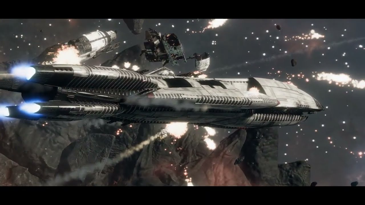 BSG Deadlock - Jupiter mk II Battlestar vs 2x Artemis class Battlestars ...