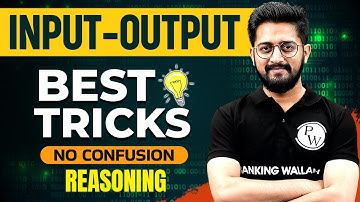 Input Output Reasoning | Bank and Insurance Exams 2024 | Input Output Reasoning Tricks | Sachin Sir