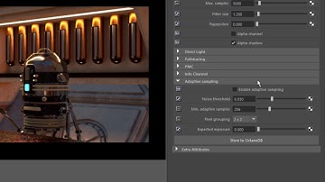 OctaneRender for Maya Lesson 13.2: Using Adaptive Sampling