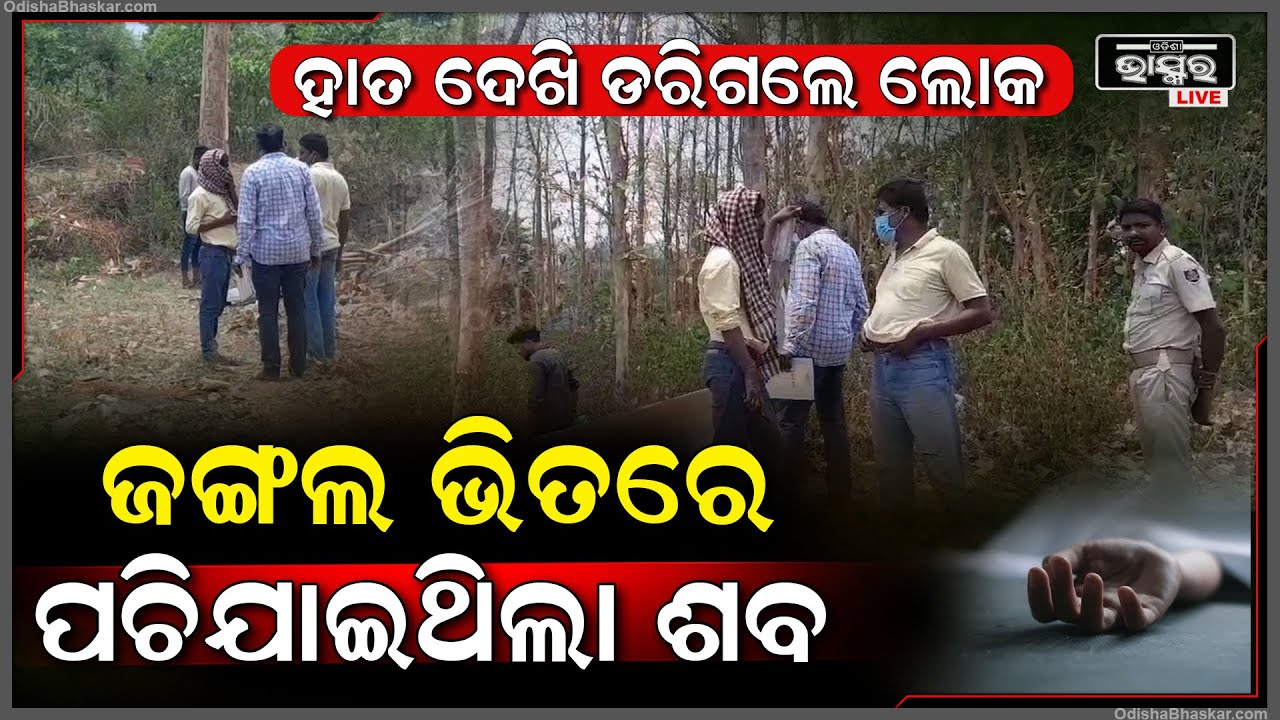 ଜଙ୍ଗଲ ମଝିରେ ମିଳିଲା ବୃଦ୍ଧଙ୍କ ଦେହ,ଉଦ୍ଧାର ପରେ ତଦନ୍ତ କରୁଛି ପୋଲିସ