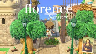 My Florence Island Tour 🍊 Animal Crossing New Horizons | European Inspired