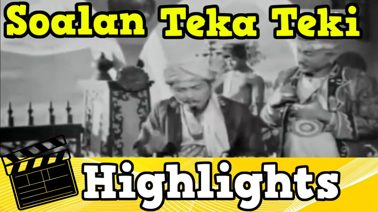 Soalan Teka Teki   Nujum Pak Belalang  P Ramlee  Filem Melayu 