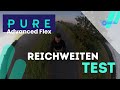🔋 Pure Advanced Flex Reichweitentest – Wie weit mit einer Akkuladung? Inklusive Nachtfahrt #escooter