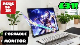 Zsus 14 2K Portable Monitor Unboxing Gaming