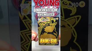IS THE GOLD PIKACHU VMAX THE MOST OVERRATED POKEMON CARD IN LOST ORIGIN 😳😳 #SHORTS