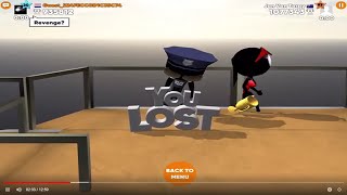 Battling Jan van Torpy on the ramp! (Stickman Skate Battle) screenshot 5