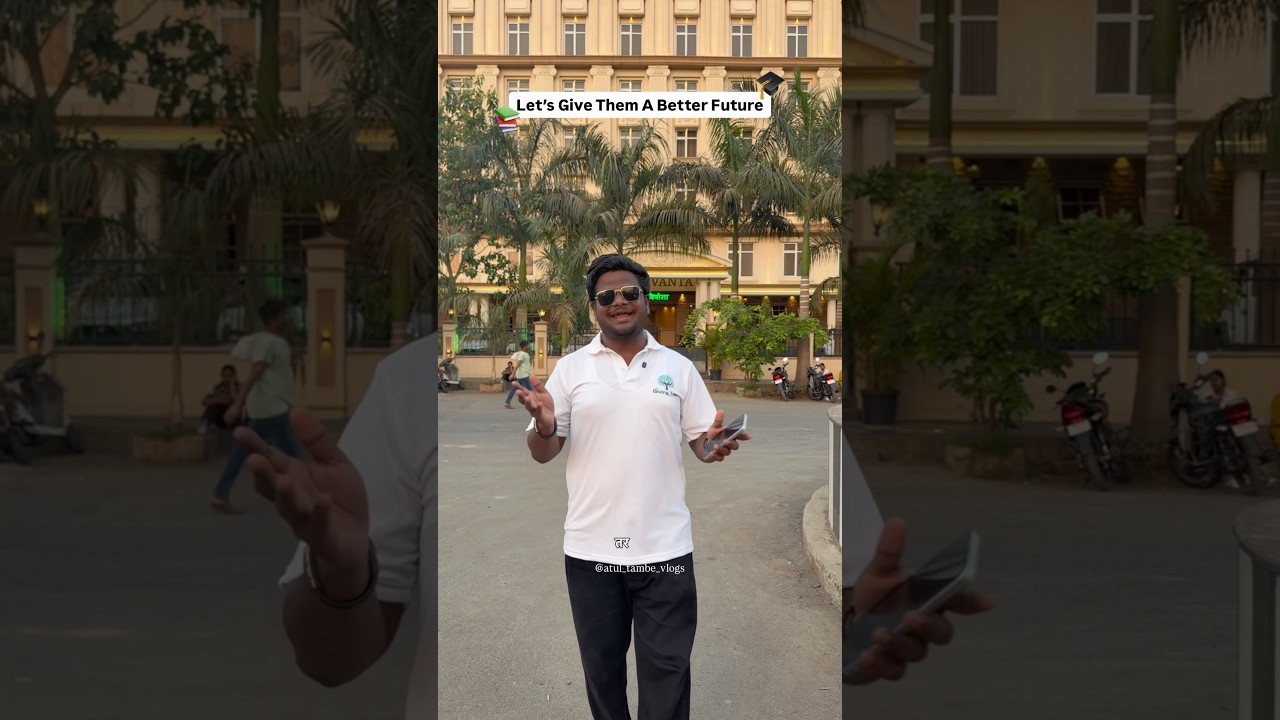 Be a part of something meaningful ✨♥️#ngo #education #awareness #charity #donate #atul_tambe_vlogs