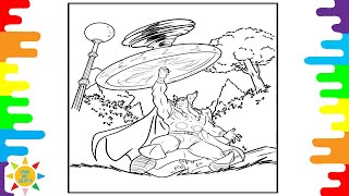 Mighty Thor Coloring Page | Superheros Coloring | Spektrem - Shine [NCS Release]