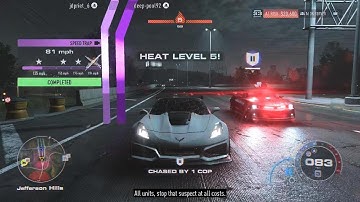 Need for speed Unbound intense Heat 5 Cop Chase