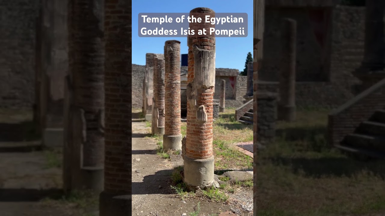 Ruins of the Temple of Isis at Pompeii 