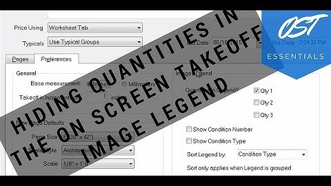 Showing and Hiding Quantities in the OST Image Legend