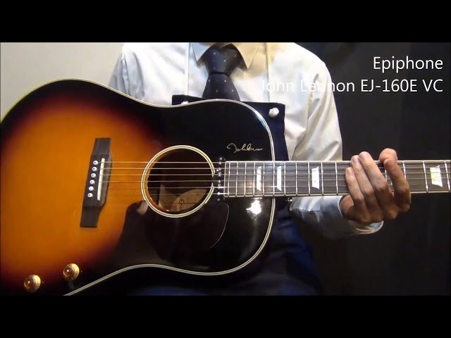 Epiphone John Lennon EJ-160E VC（2008年製）【オットリーヤ動画】