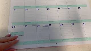 2024 Amy Knapp's Big Grid Family Organizer Wall Calendar 17 Month Giant Fridge Calenda
