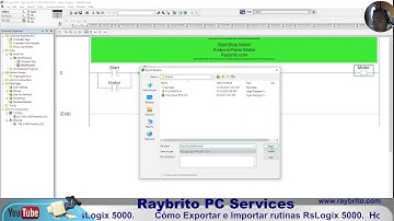 How  Export and Import routine using RsLogix 5000, Cómo Exportar e Importar rutinas RsLogix 5000.