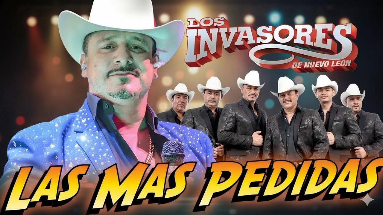 Los Invasores de Nuevo Leon Corridos Mix 2025 🎶Mix de Puras Viejitas Pa ...