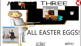 Minus Three - All Easter Eggs