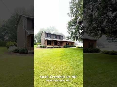 4840 Cresthill Drive NE, Grand Rapids, MI home video tour