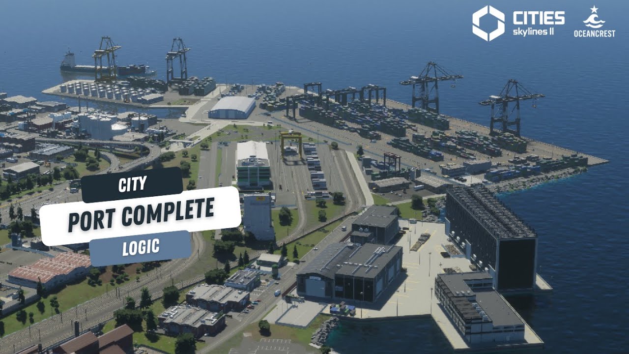 Completing the Industrial & Port Area the RIGHT WAY | Cities Skylines 2 | Oceancrest