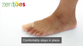 Zentoes Gel Toe Caps Cushion And Protect Missing Or Ingrown Toenails, Corns, Blisters, Hammer Toes