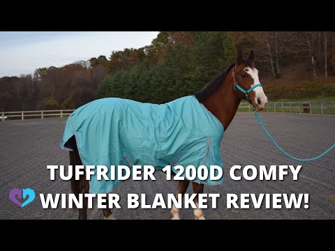 TUFFRIDER 1200D COMFY WINTER BLANKET REVIEW!!