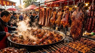 100+ Chinese Street Foods from Beijing, Shandong & Rural China | $1 Street Food Tour
