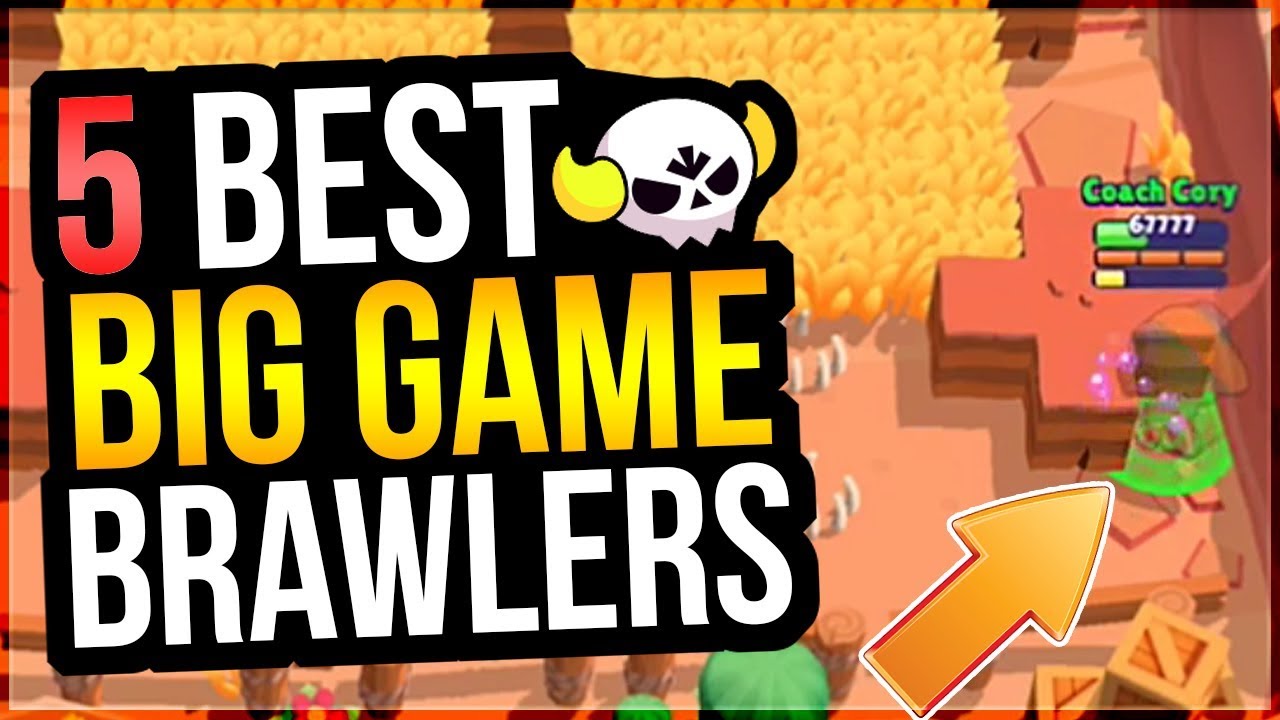 Boss Leon Op New Big Game Map 5 Best Brawlers For Hunting Party Youtube - brawl stars crow big game