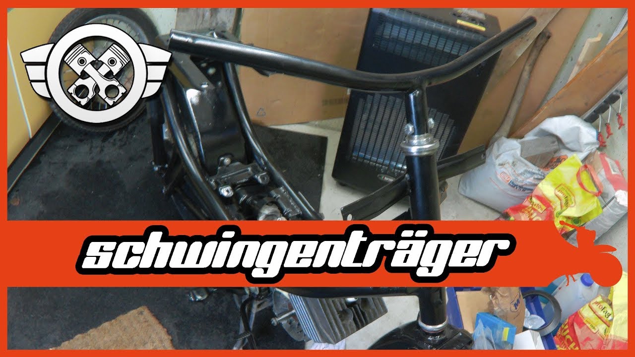 Simson Schwalbe Aufbau #5 | Schwinge einbauen | Lenkkopflager einstellen