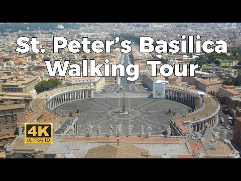 St. Peter's BasilicaTour - 4K - with Captions (2017)