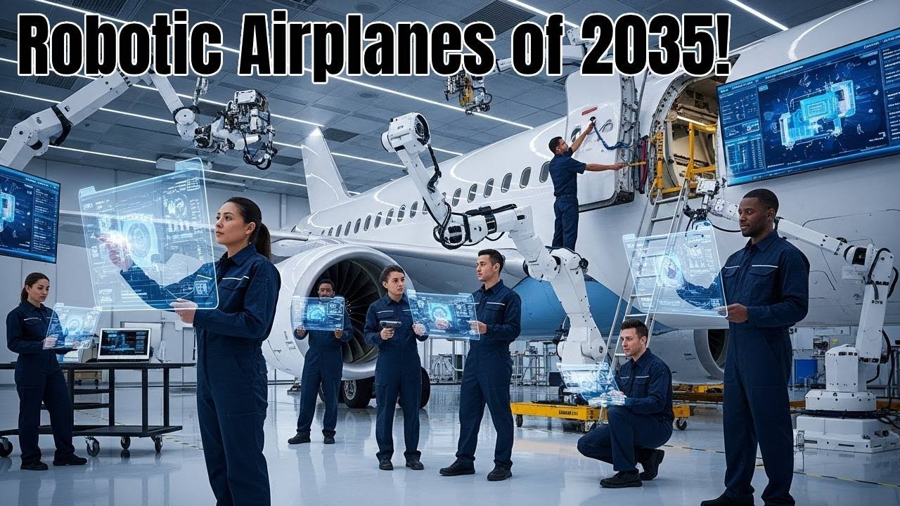 "Flying into the Future: Robotic Airplanes of 2035!"