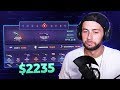 MOST INSANE CASE BATTLE $2235 (DatDrop Case Battles)