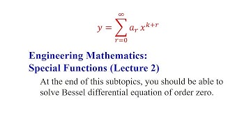 Engineering Mathematics: Special Function (Lecture 2)