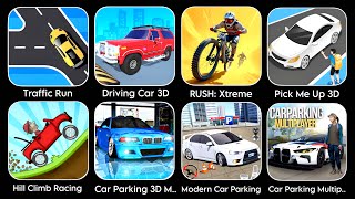 Traffic Run,Driving Car 3D,RUSH: Xtreme,Pick Me Up 3D,Hill Climb,CarParking3DM..,Modern Car Parking  screenshot 3
