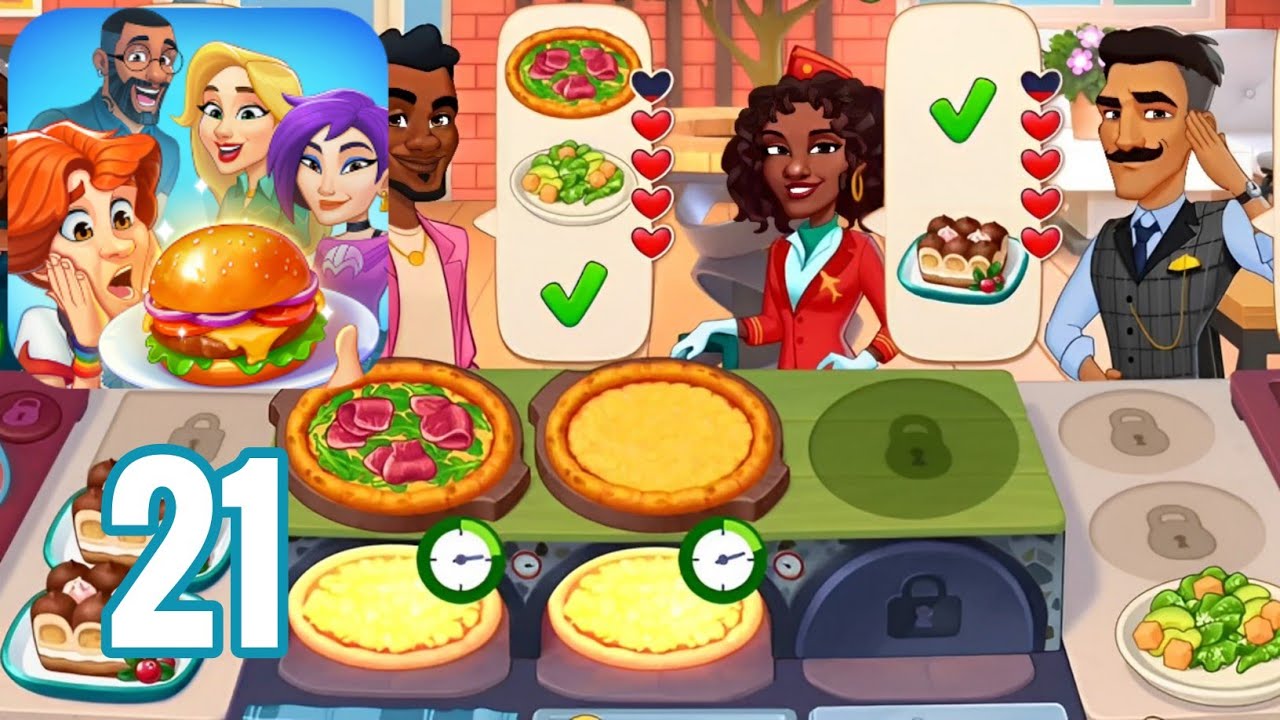 Ch 2 Oh Pizza! Level 145-150 - Chef & Friends Cooking Game - Part 21 - Gameplay Walkthrough