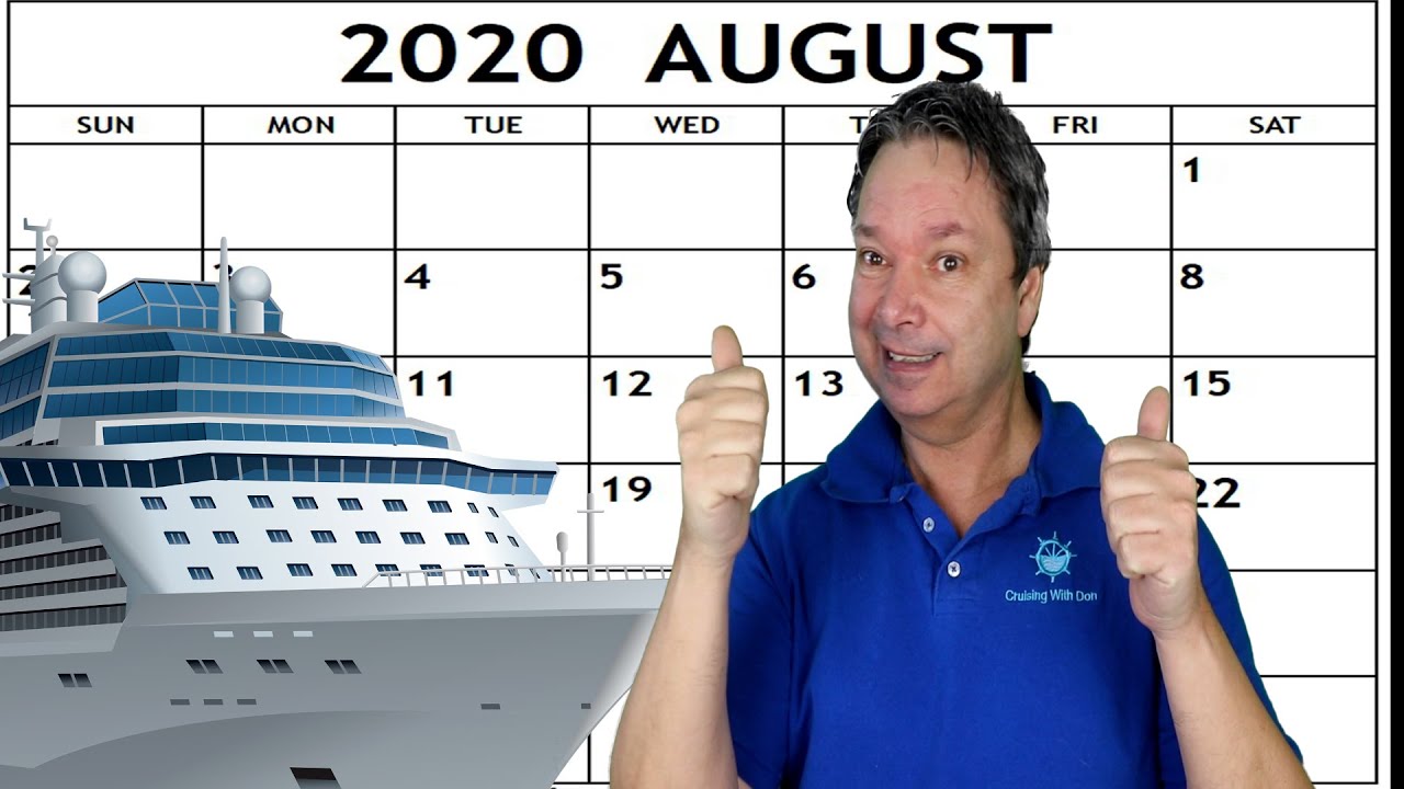 Cruise Lines Will Sail in August - Here's Why - YouTube