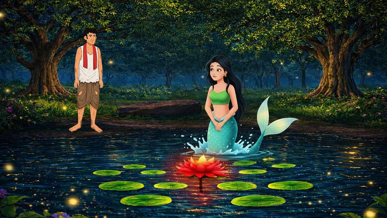 अनाथ लड़के का भाग्य और रहस्यमई समुंदर | Moral Stories Hindi | Cartoon Kahani | Hindi Kahani