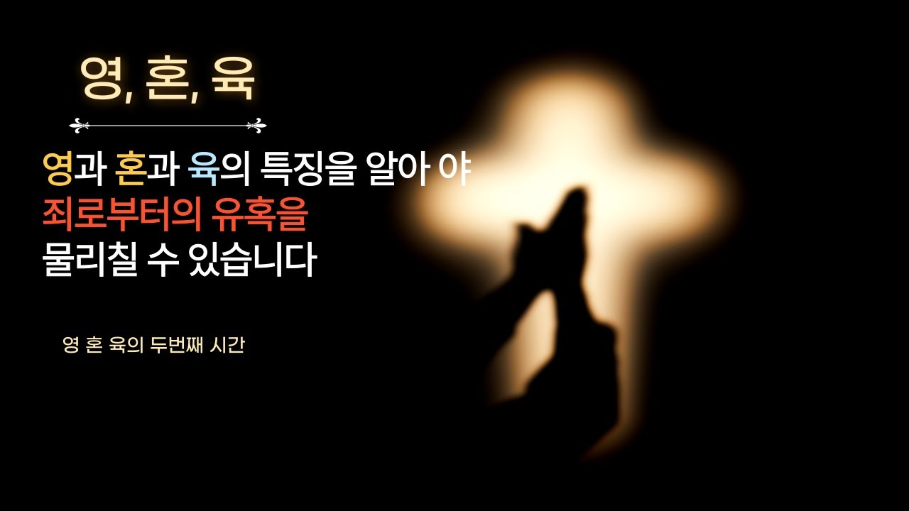 영과 혼과 육의 특징