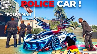 Franklin Stealing God Wings Police Super Car In GTA 5 | Shinchan In GTA 5 | Vishnu Gta