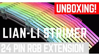 Lian-Li Strimer 24pin RGB Extension Unboxing