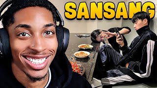 VexReacts To San just wants to be close to Yeosang!