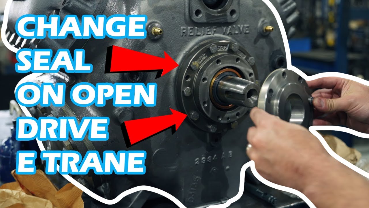 How to Change the Seal on an Open Drive E-TRANE | Compressor Education ...