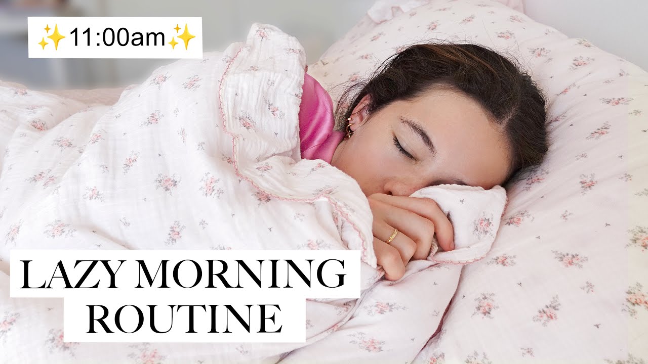 MY LAZY MORNING ROUTINE - YouTube