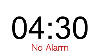 4 Minute 30 Second Timer