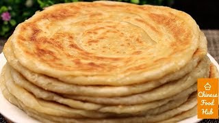 【ENG SUB】Homemade Laobing (烙饼) - Doughy and Chewy Chinese Pancake Recipe